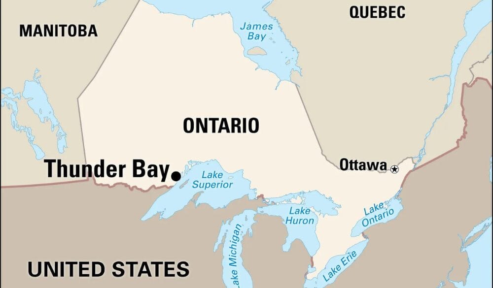 Thunder Bay (Ontario) là một trong những cộng đồng tham gia Chương trình định cư Canada RNIP