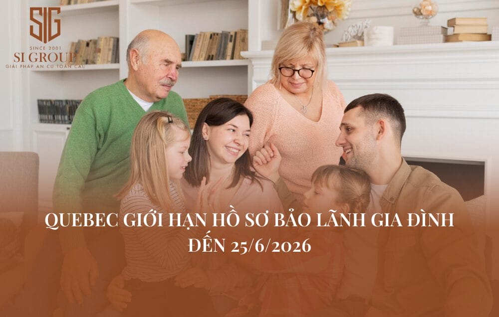 Quebec giới hạn số lượng hồ sơ bảo lãnh gia đình