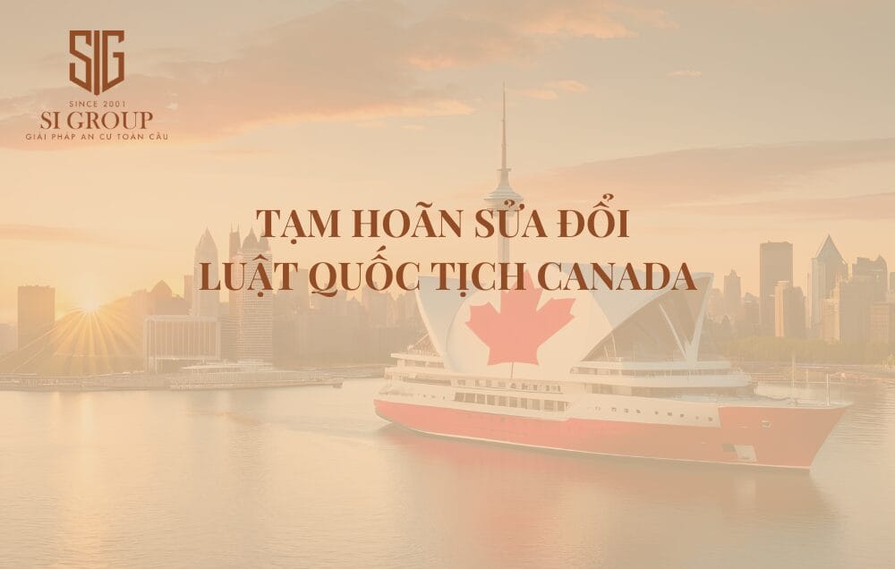 Tạm hoãn sửa đổi Luật Quốc tịch Canada 