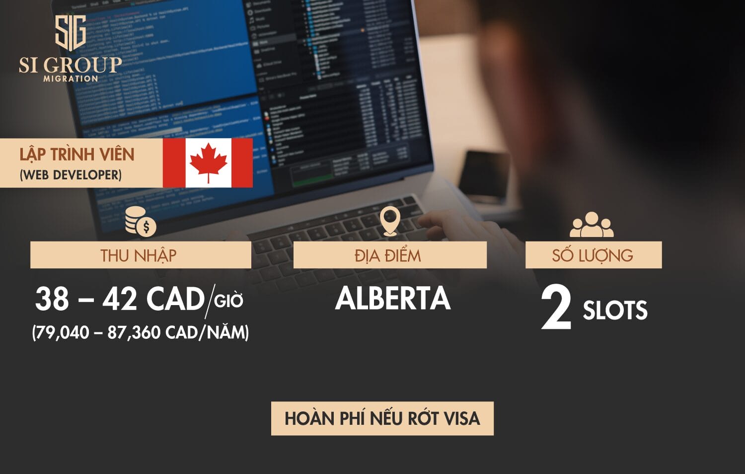 Lập trình viên (Web developer) – Định cư Canada