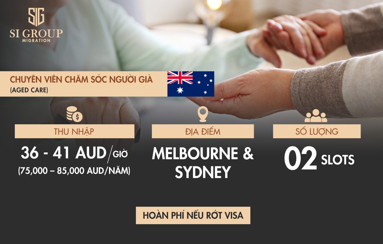 Chuyên viên chăm sóc người già (Aged care) – Định cư Úc
