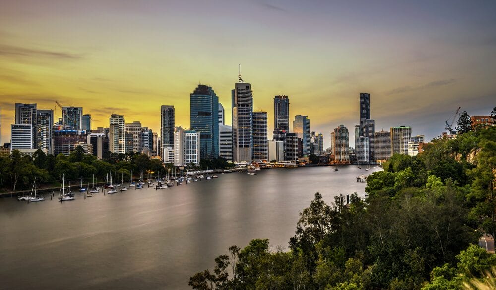 Một góc của thành phố Brisbane