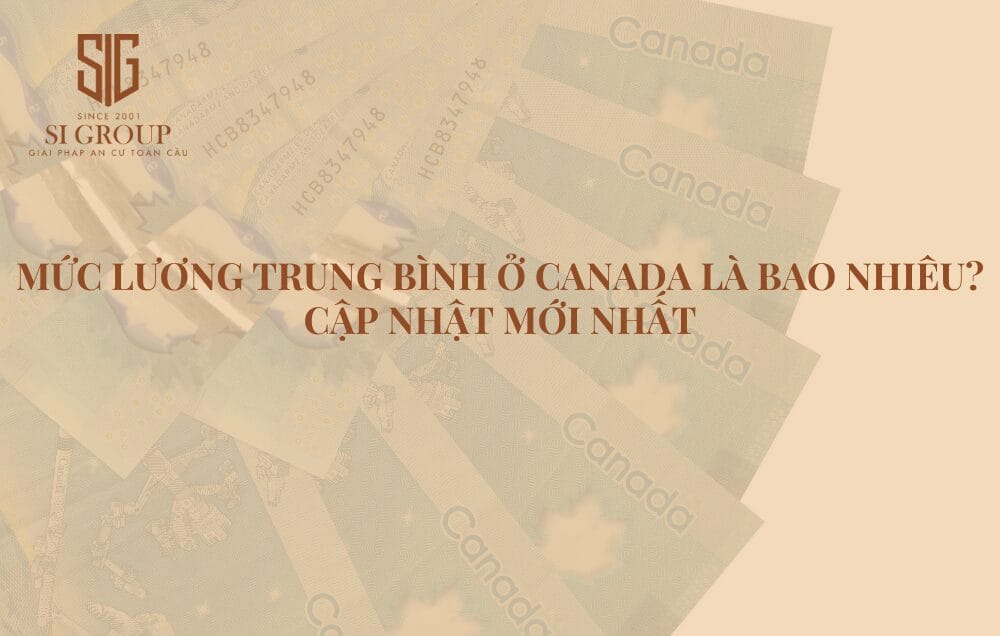 Mức lương trung bình ở Canada là bao nhiêu?