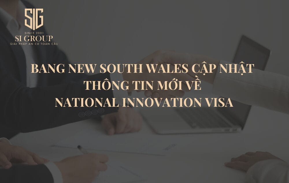 Bang New South Wales cập nhật thông tin mới về National Innovation Visa