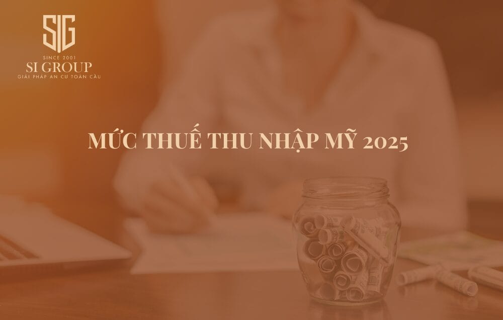 Cập nhật mức thuế thu nhập Mỹ 2025