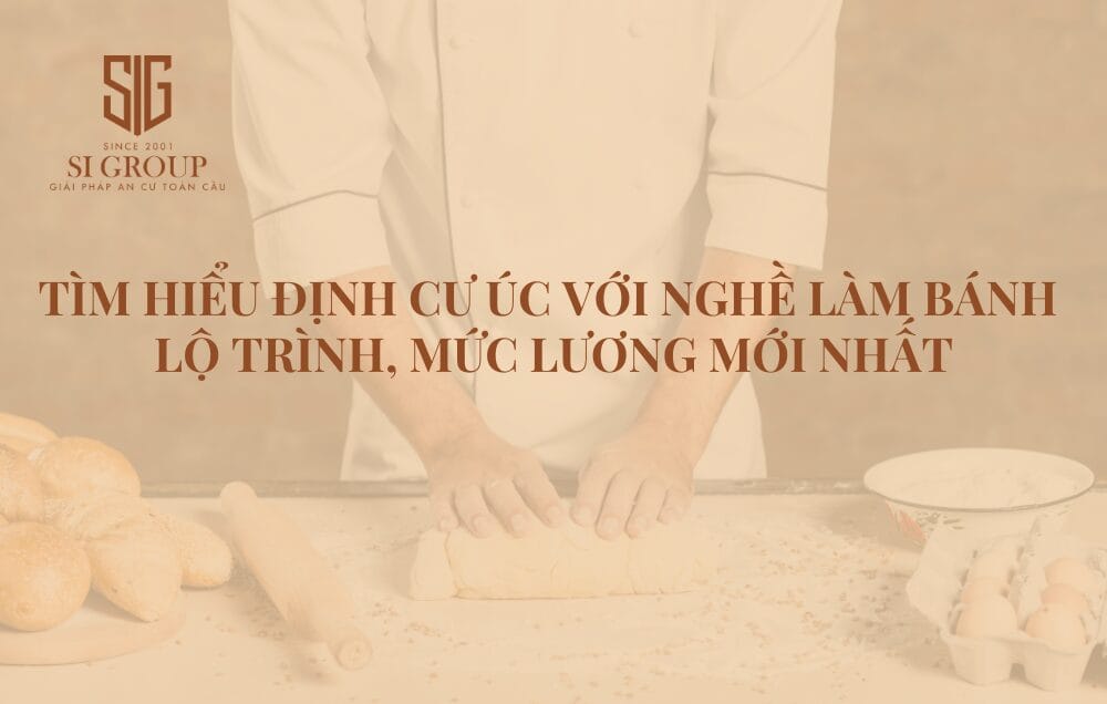 Thợ làm bánh là một trong những nghề phổ biến được nhiều người chọn để định cư Úc diện làm việc