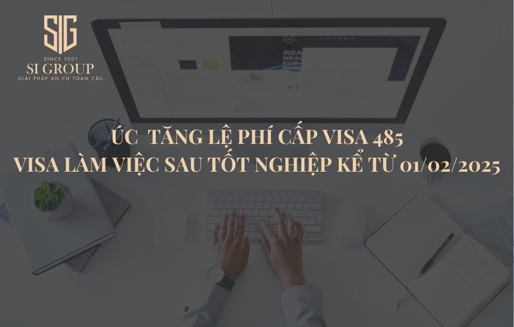 Chính phủ Úc đã tiến hành gia tăng đáng kể mức lệ phí xin Visa Làm việc sau Tốt nghiệp tạm thời