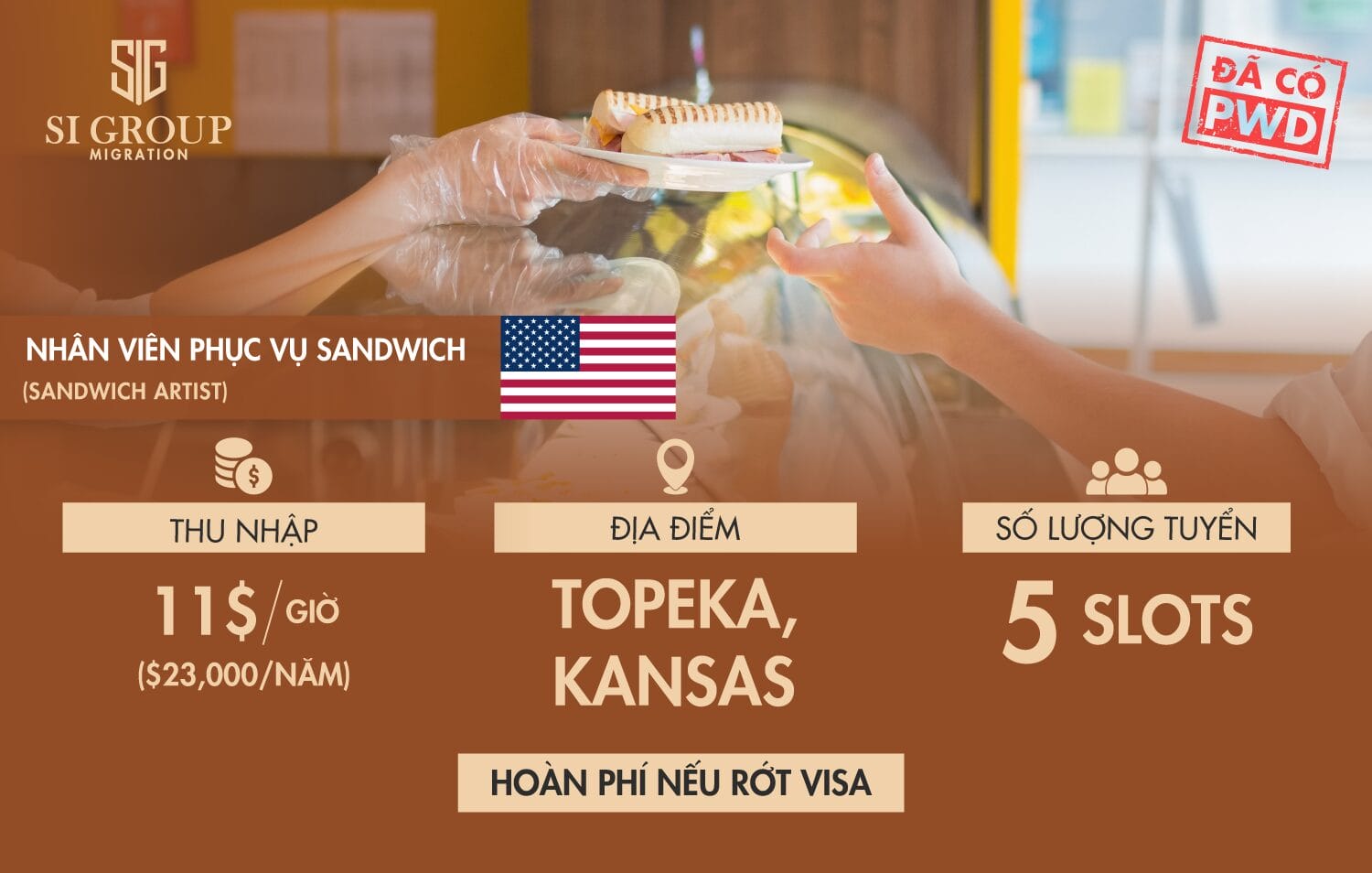 Nhân viên cửa hàng Sandwich (Sandwich Artist)