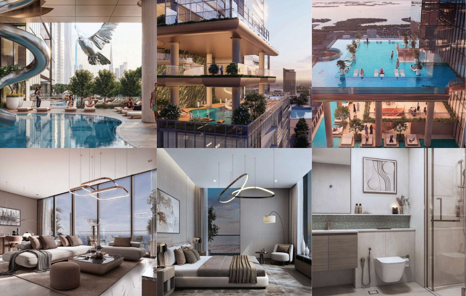 Thiết kế bên trong tòa tháp Sobha Skyparks