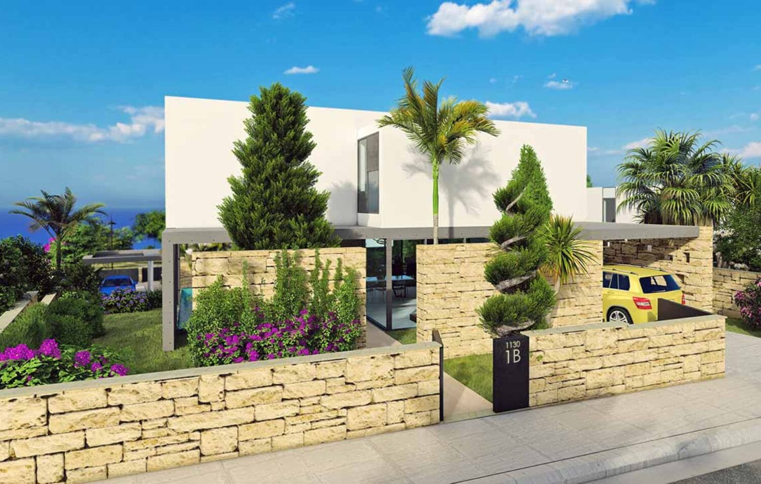 Viewpoint Hills Villa tại Peyia – biệt thự nghỉ dưỡng hướng biển Địa Trung Hải với thiết kế hiện đại, hồ bơi riêng và không gian sân vườn rộng, phù hợp nghỉ dưỡng hoặc đầu tư cho thuê cao cấp tại đảo Síp.