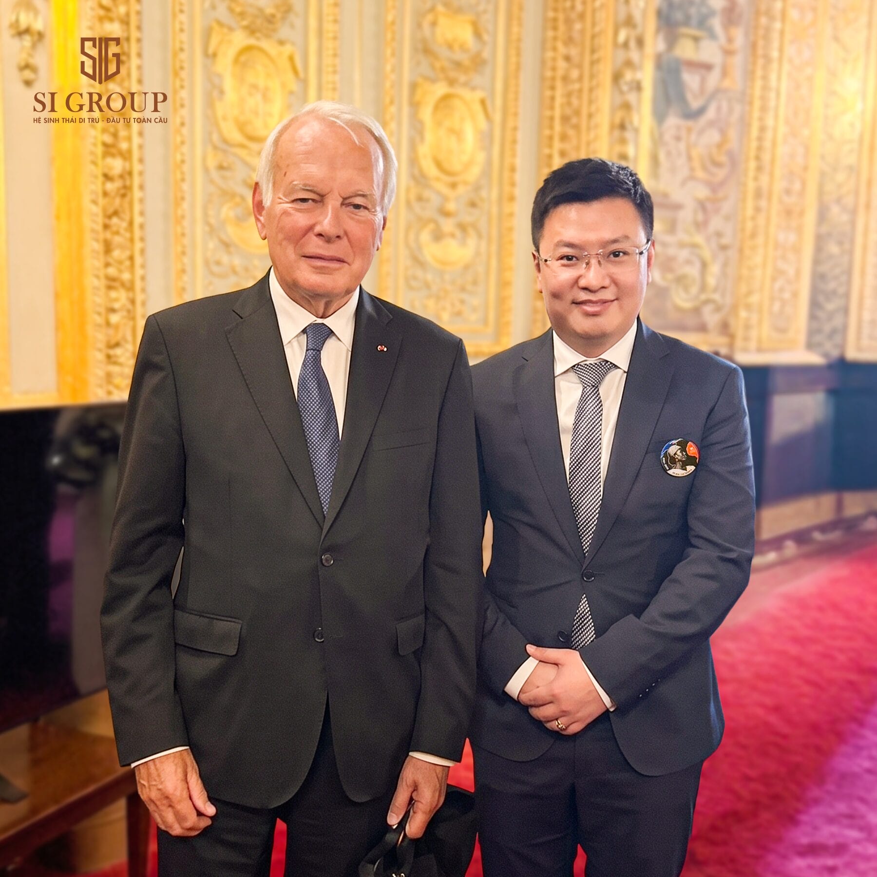 Chủ tịch Phan Nhật Mình cùng Ông Jean-Marc Ayrault – Cựu Thủ tướng Pháp.