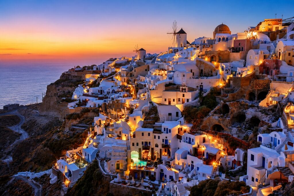 Hình ảnh làng Oia- Santorini