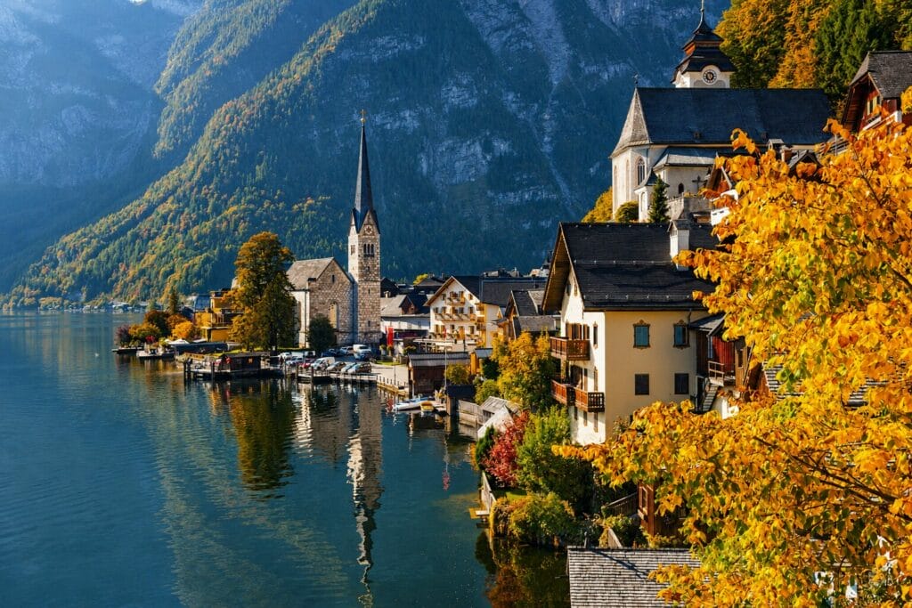 Hình ảnh hồ Hallstatt- Áo